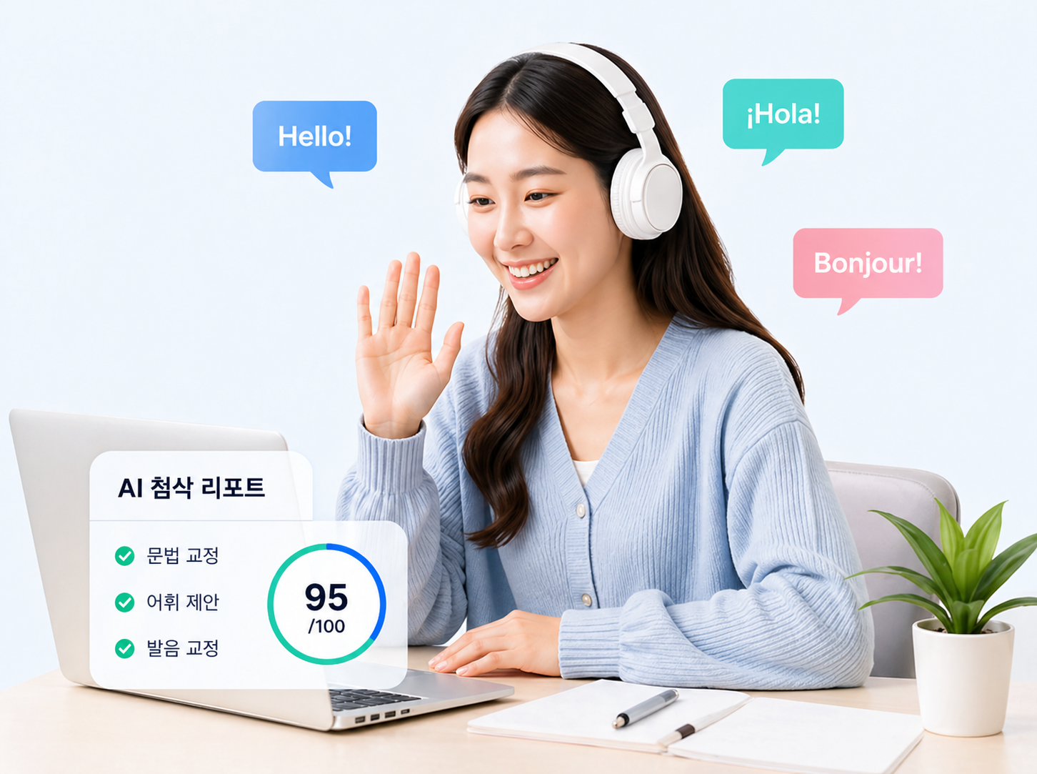 원어민 화상수업 이미지